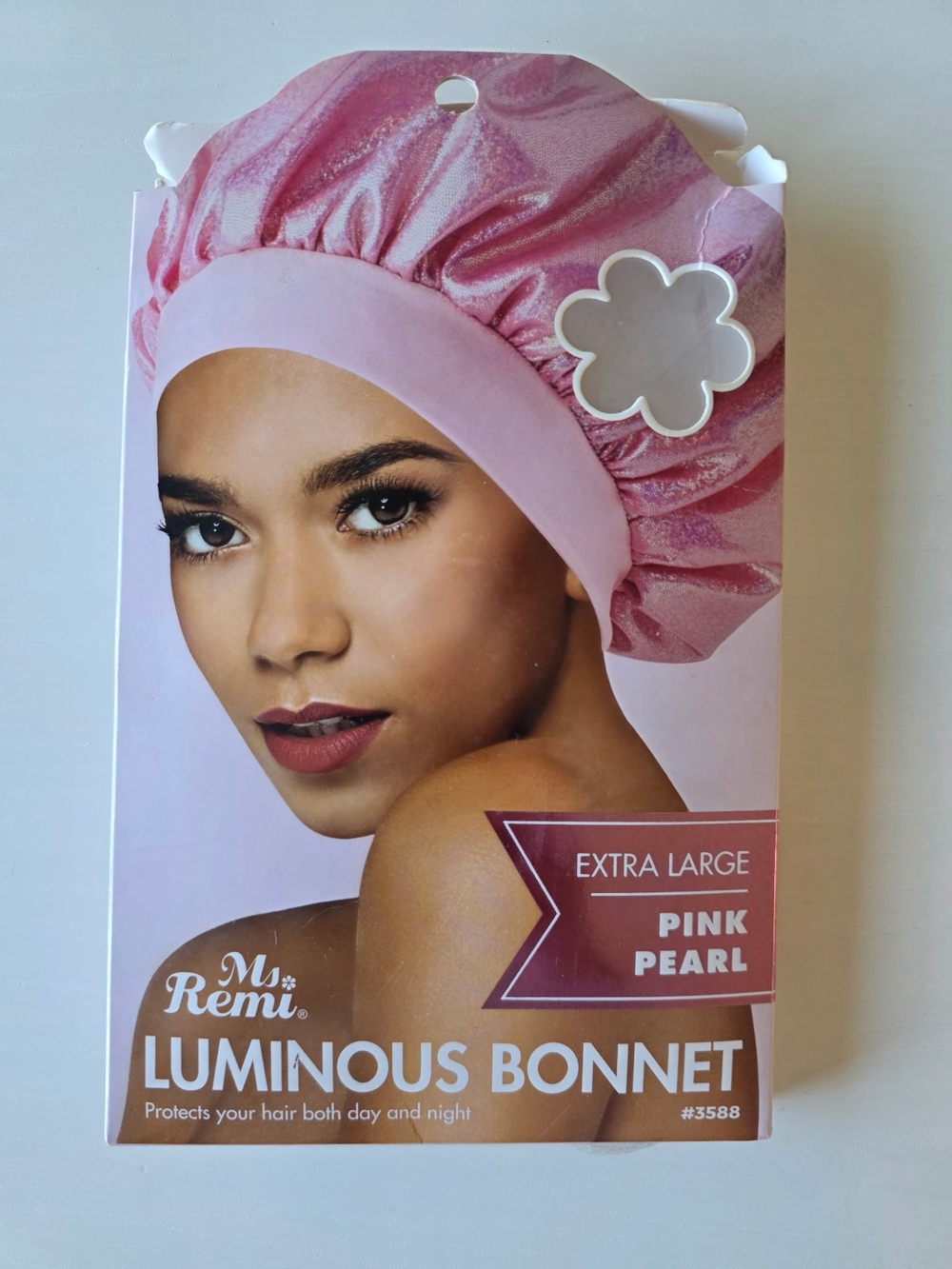 NWOT ~ Ms. Remi Luminous Bonnet - Pink Pearl ~ Size XL Fits All Styles